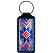 Key Chain Needlecraft Kit - Cross Stitch Kits on Leather Wonderland Crafts Key-Chain Kit - HobbyJobby