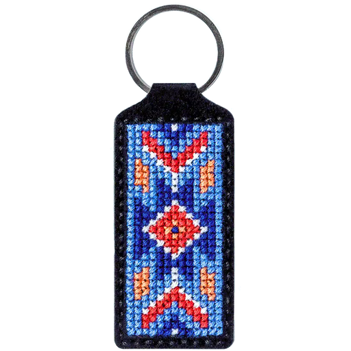 Key Chain Needlecraft Kit - Cross Stitch Kits on Leather Wonderland Crafts Key-Chain Kit - HobbyJobby