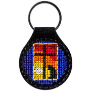 Key Chain Needlecraft Kit - Cross Stitch Kits on Leather Wonderland Crafts Key-Chain Kit - HobbyJobby
