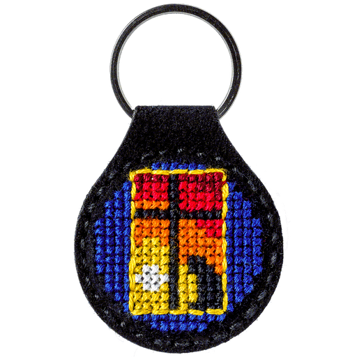 Key Chain Needlecraft Kit - Cross Stitch Kits on Leather Wonderland Crafts Key-Chain Kit - HobbyJobby