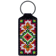 Key Chain Needlecraft Kit - Cross Stitch Kits on Leather Wonderland Crafts Key-Chain Kit - HobbyJobby