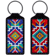 Key Chain Needlecraft Kit - Cross Stitch Kits on Leather Wonderland Crafts Key-Chain Kit - HobbyJobby