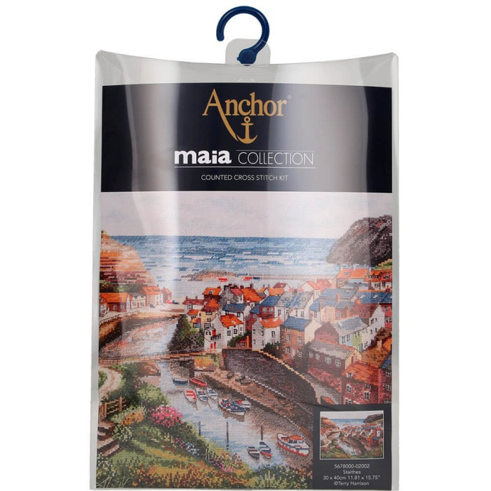 Anchor Cross Stitch Kit - 02002, Staithes