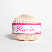 Knitting and Crochet Yarn - Ivory Cotton Yarn - Flavia (Nm 13/3), 100% Cotton Knitting and Crochet Yarn - HobbyJobby