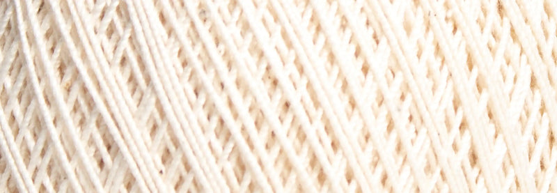 Knitting and Crochet Yarn - Ivory Cotton Yarn - Flavia (Nm 13/3), 100% Cotton Knitting and Crochet Yarn - HobbyJobby