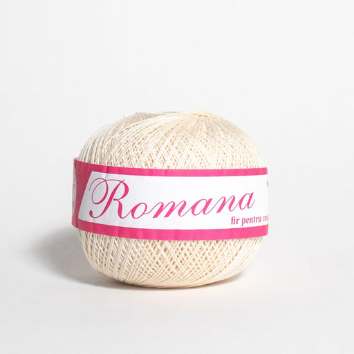 Knitting and Crochet Yarn - Ivory Cotton Yarn - Romana (Nm 20/3), 100% Cotton Knitting and Crochet Yarn - HobbyJobby