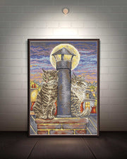 LetiStitch Cross Stitch Kit - Romance, L8066 Cross Stitch Kits - HobbyJobby
