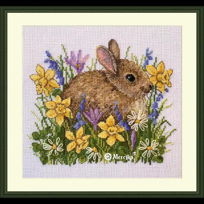 Cross Stitch Kit Merejka - LITTLE RABBIT 15X18 SK225