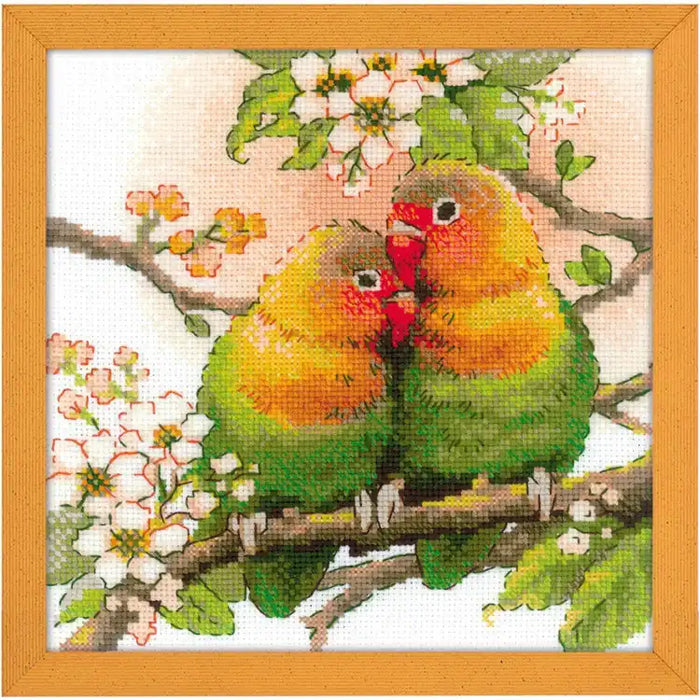 Cross Stitch Kit Riolis - LOVEBIRDS SR1780