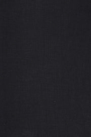 Luca-S Natural Pure 100% Linen Soft Fabric Black Color Luca-S Linen Fabrics - HobbyJobby