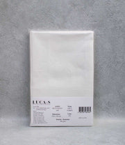 Luca-S Natural Pure 100% Linen Soft Fabric Natural White Color Luca-S Linen Fabrics - HobbyJobby