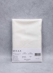 Luca-S Natural Pure 100% Linen Soft Fabric White Color Luca-S Linen Fabrics - HobbyJobby