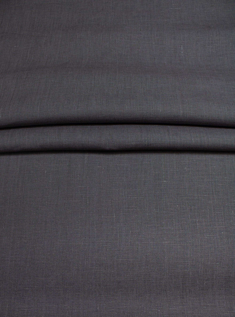 Luca-S Pure Natural 100% Linen Soft Fabric Ash Grey Color Luca-S Linen Fabrics - HobbyJobby