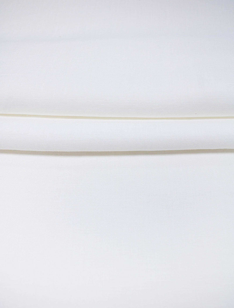 Luca-S Pure Natural Linen Wrinkled Fabric Chalk Color Luca-S Linen Fabrics - HobbyJobby