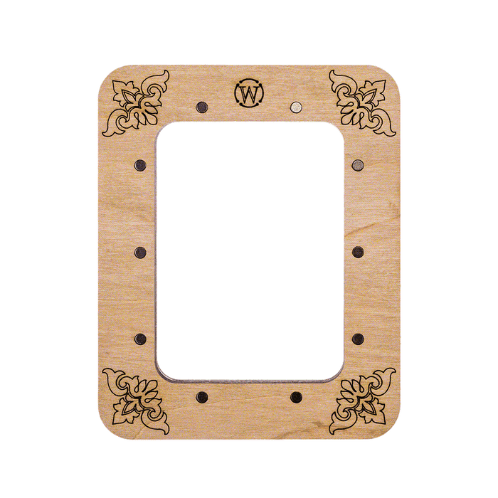 Magnetic Embroidery Hoop - Wooden Cross Stitch Hoop (6.5 x 9cm) Wonderland Crafts Hoops - HobbyJobby