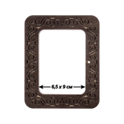 Magnetic Embroidery Hoop - Wooden Cross Stitch Hoop (6.5x9cm) Wonderland Crafts Hoops - HobbyJobby