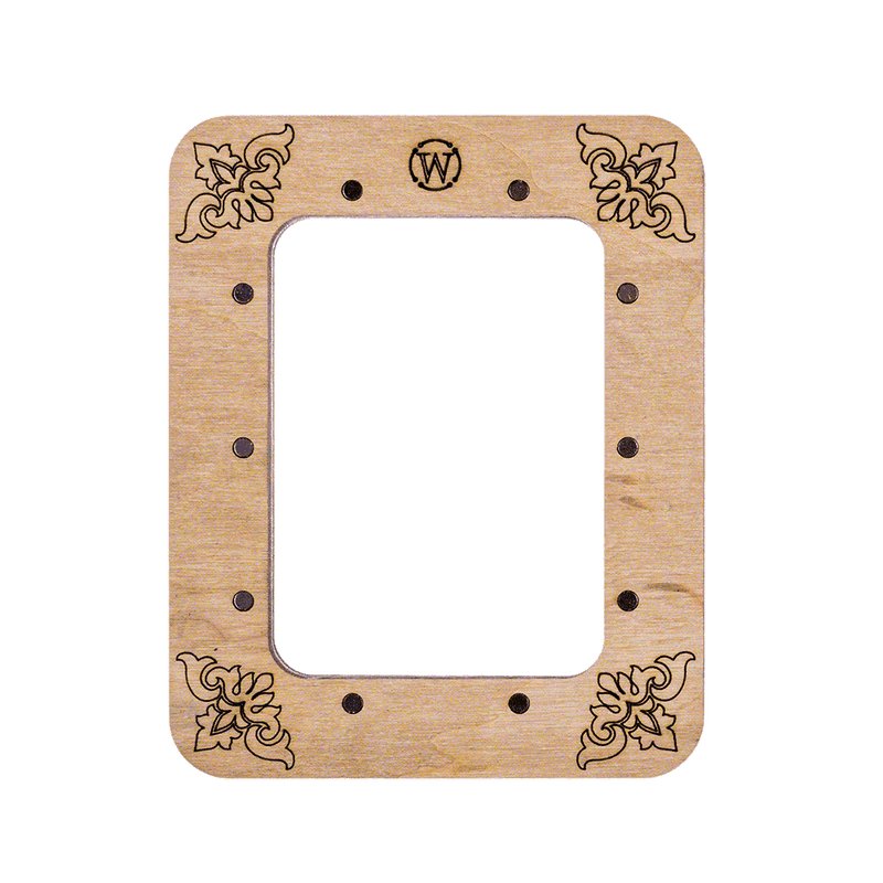 Magnetic Embroidery Hoop - Wooden Cross Stitch Hoop (6.5x9cm) Wonderland Crafts Hoops - HobbyJobby