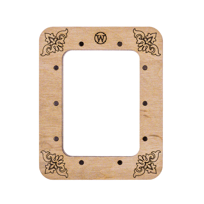 Magnetic Embroidery Hoop - Wooden Cross Stitch Hoop (6.5x9cm) Wonderland Crafts Hoops - HobbyJobby