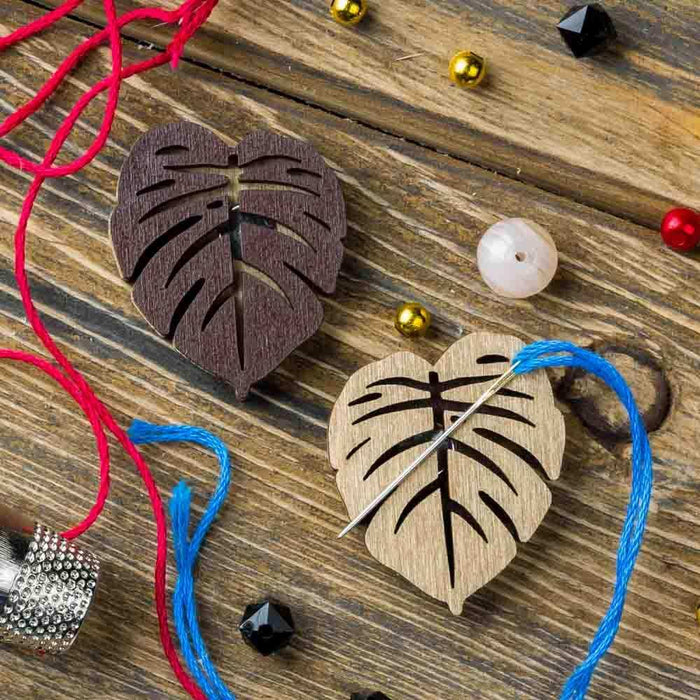 Magnetic Needle Holder - Wooden Needle Minder Wonderland Crafts Needle Minders - HobbyJobby
