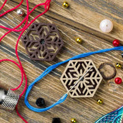 Magnetic Needle Holder - Wooden Needle Minder Wonderland Crafts Needle Minders - HobbyJobby