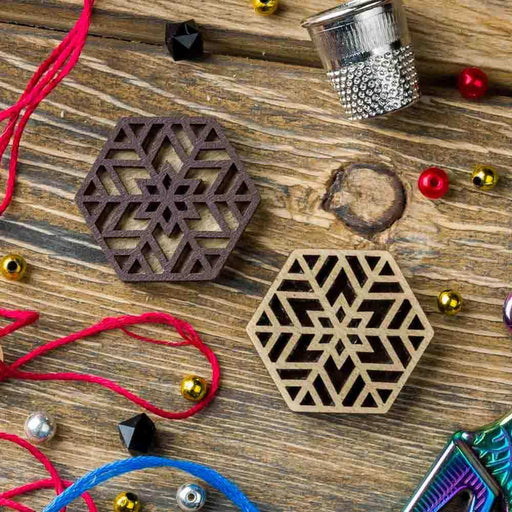 Magnetic Needle Holder - Wooden Needle Minder Wonderland Crafts Needle Minders - HobbyJobby