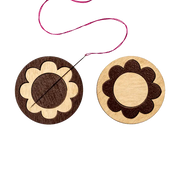 Magnetic Needle Holder - Wooden Needle Minder Wonderland Crafts Needle Minders - HobbyJobby