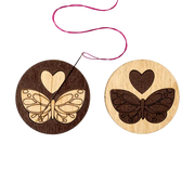 Magnetic Needle Holder - Wooden Needle Minder Wonderland Crafts Needle Minders - HobbyJobby