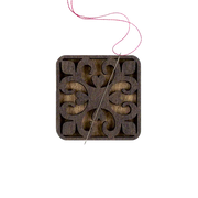 Magnetic Needle Holder - Wooden Needle Minder Wonderland Crafts Needle Minders - HobbyJobby