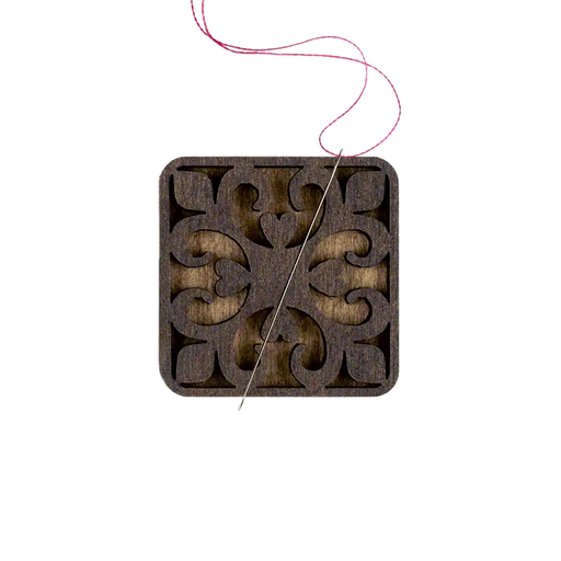 Magnetic Needle Holder - Wooden Needle Minder Wonderland Crafts Needle Minders - HobbyJobby