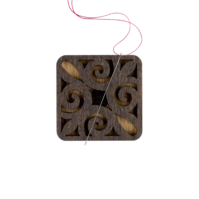 Magnetic Needle Holder - Wooden Needle Minder Wonderland Crafts Needle Minders - HobbyJobby