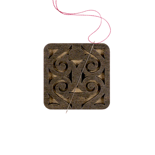 Magnetic Needle Holder - Wooden Needle Minder Wonderland Crafts Needle Minders - HobbyJobby