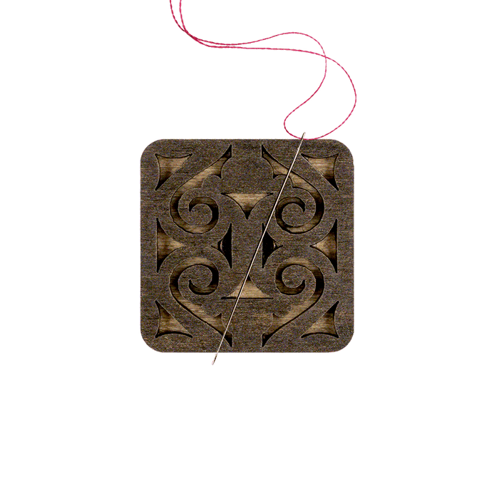 Magnetic Needle Holder - Wooden Needle Minder Wonderland Crafts Needle Minders - HobbyJobby