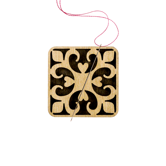 Magnetic Needle Holder - Wooden Needle Minder Wonderland Crafts Needle Minders - HobbyJobby