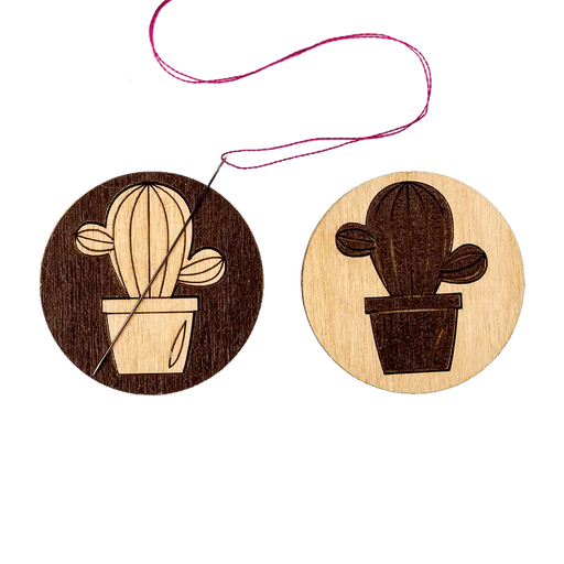 Magnetic Needle Holder - Wooden Needle Minder Wonderland Crafts Needle Minders - HobbyJobby