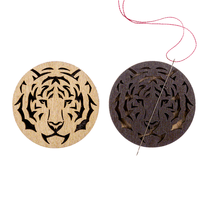 Magnetic Needle Holder - Wooden Needle Minder Wonderland Crafts Needle Minders - HobbyJobby