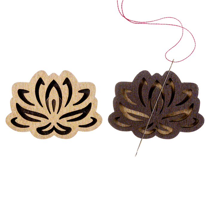 Magnetic Needle Holder - Wooden Needle Minder Wonderland Crafts Needle Minders - HobbyJobby