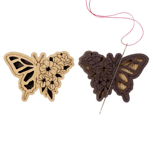 Magnetic Needle Holder - Wooden Needle Minder Wonderland Crafts Needle Minders - HobbyJobby