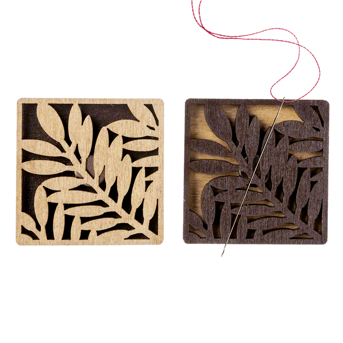 Magnetic Needle Holder - Wooden Needle Minder Wonderland Crafts Needle Minders - HobbyJobby