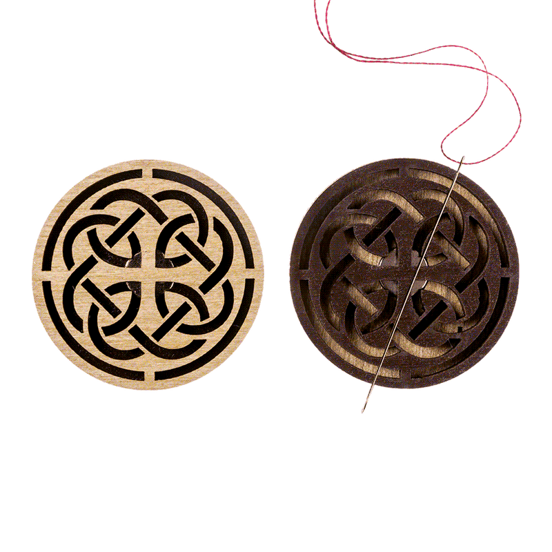 Magnetic Needle Holder - Wooden Needle Minder Wonderland Crafts Needle Minders - HobbyJobby