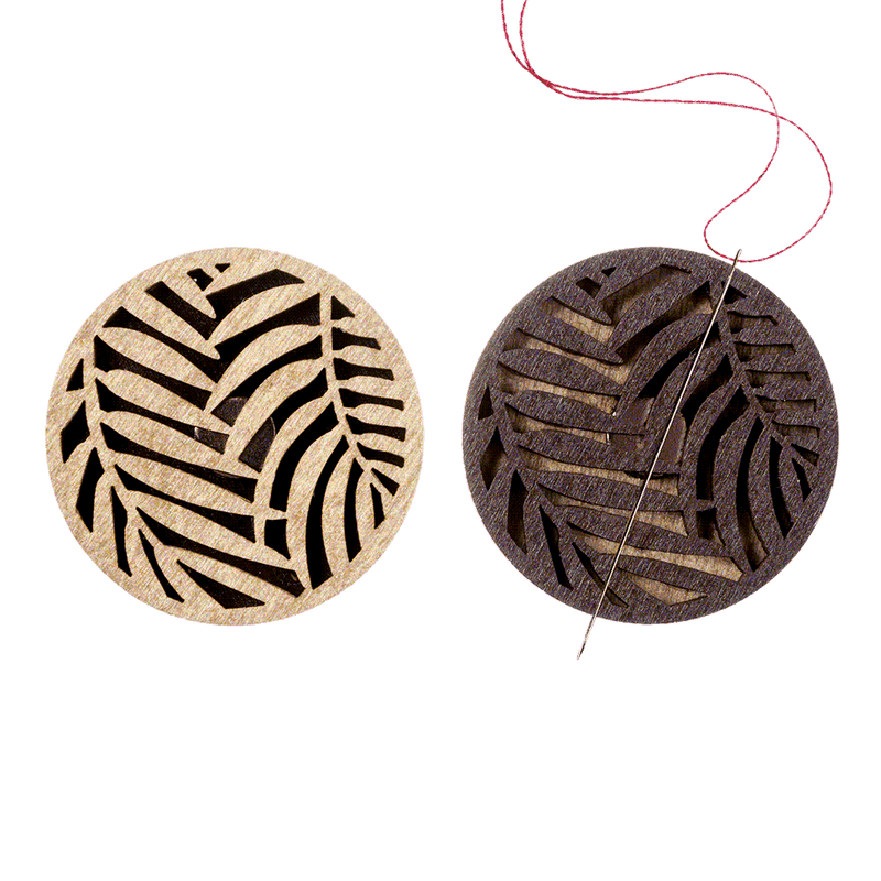 Magnetic Needle Holder - Wooden Needle Minder Wonderland Crafts Needle Minders - HobbyJobby