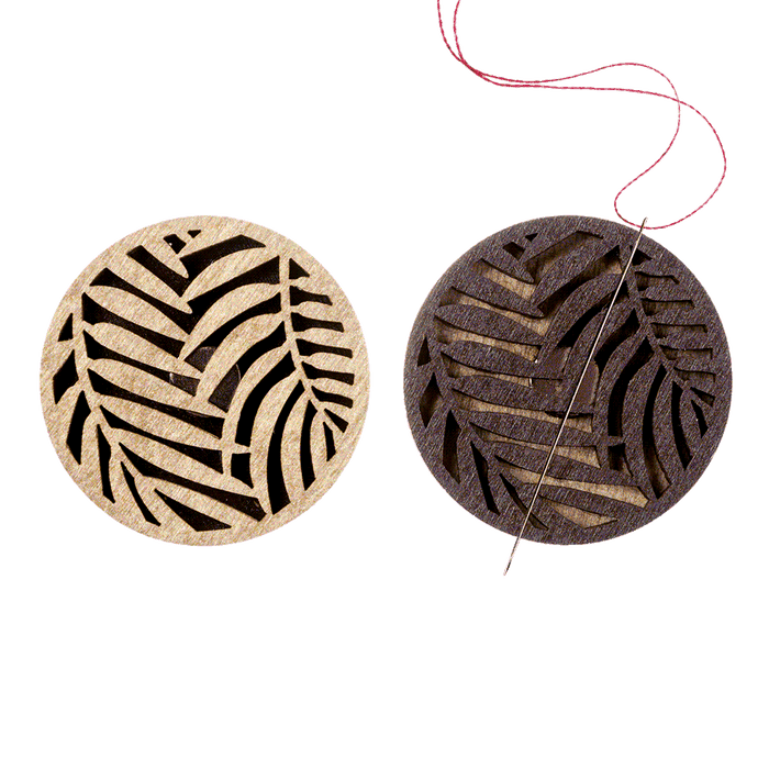 Magnetic Needle Holder - Wooden Needle Minder Wonderland Crafts Needle Minders - HobbyJobby