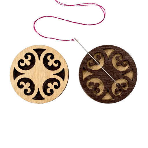 Magnetic Needle Holder - Wooden Needle Minder Wonderland Crafts Needle Minders - HobbyJobby
