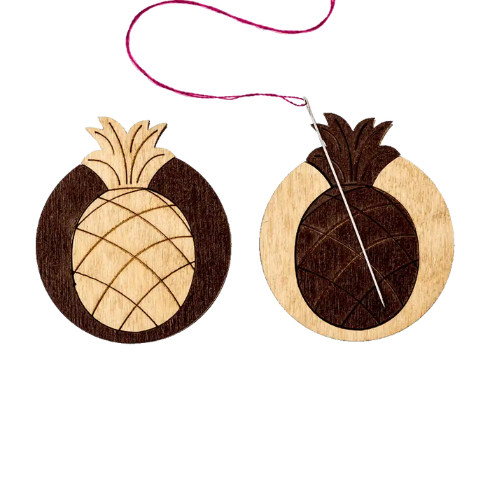 Magnetic Needle Holder - Wooden Needle Minder Wonderland Crafts Needle Minders - HobbyJobby