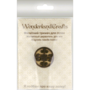 Magnetic Needle Holder - Wooden Needle Minder Wonderland Crafts Needle Minders - HobbyJobby