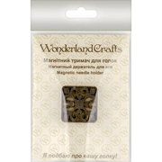 Magnetic Needle Holder - Wooden Needle Minder Wonderland Crafts Needle Minders - HobbyJobby