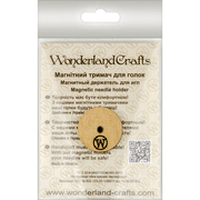 Magnetic Needle Holder - Wooden Needle Minder Wonderland Crafts Needle Minders - HobbyJobby