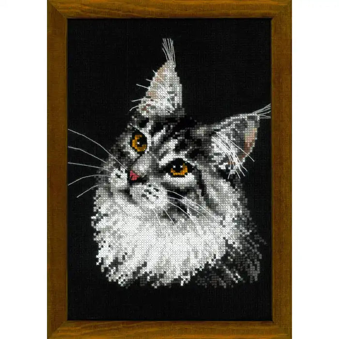 Cross Stitch Kit Riolis - MAINE COON 1599