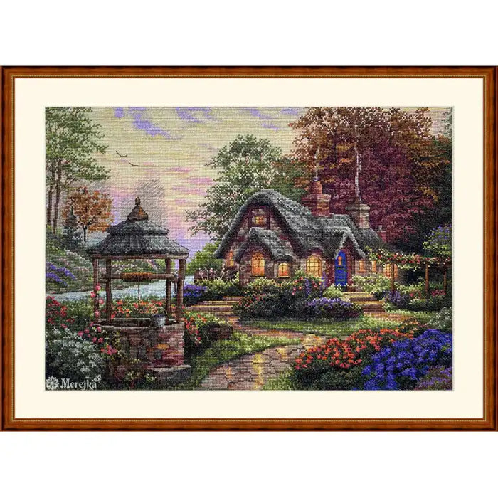 Cross Stitch Kit Merejka - MAKE A WISH COTTAGE SK212