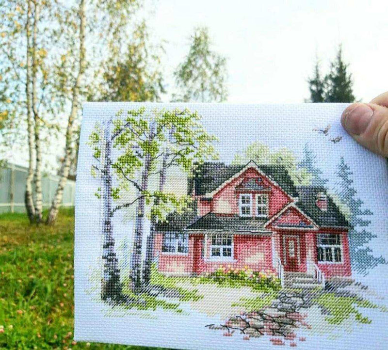 Cross Stitch Kit Alisa - May house, 3-19