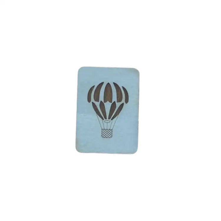 WOODEN NEEDLE CASE "BLUE BALLOON" KF056/16